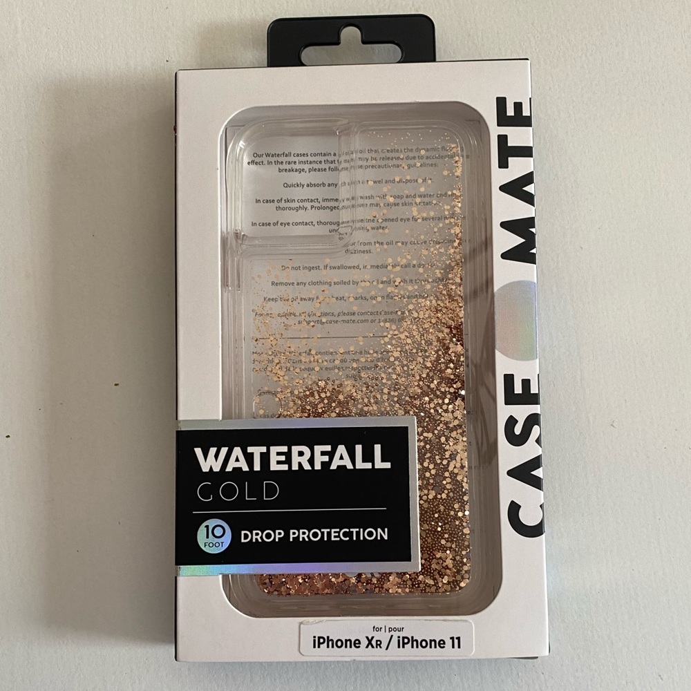 BRAND NEW Casemate Gold Waterfall iPhone XR/11